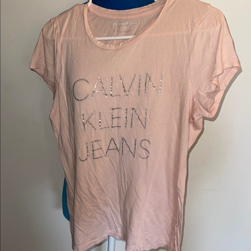 Calvin Klein Jeans Light Pink Short Sleeve Tee